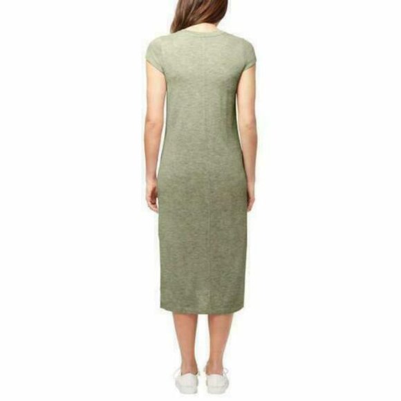 NWOT Jessica Simpson Women's Short Sleeve Midi Dress Green Size L $50 A239 - Picture 3 of 3